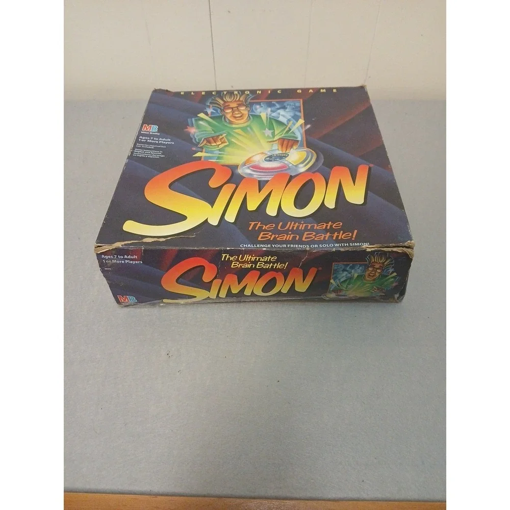 Vtg Clear Simon Electronic Light Game 1994 Milton Bradley, No Instructions WORKS